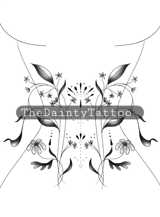 Flash Stomach Tattoo