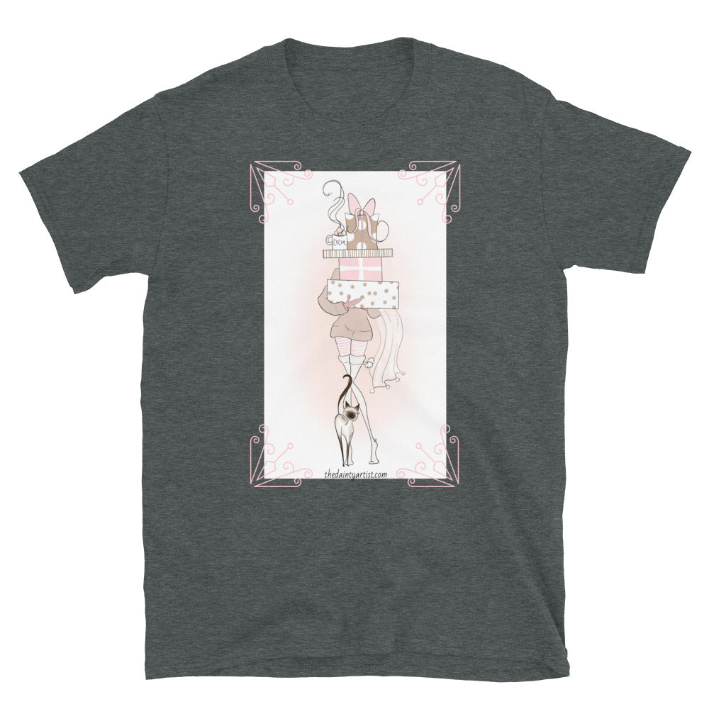 Cats and Gals, Siamese, Short-Sleeve Unisex T-Shirt