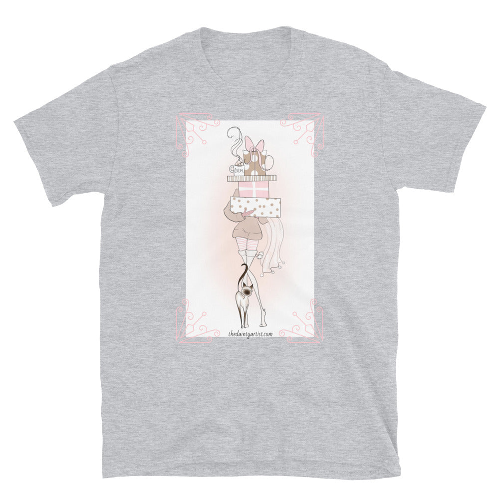 Cats and Gals, Siamese, Short-Sleeve Unisex T-Shirt