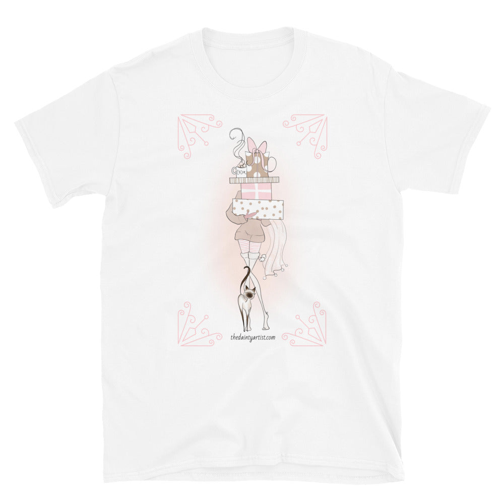 Cats and Gals, Siamese, Short-Sleeve Unisex T-Shirt