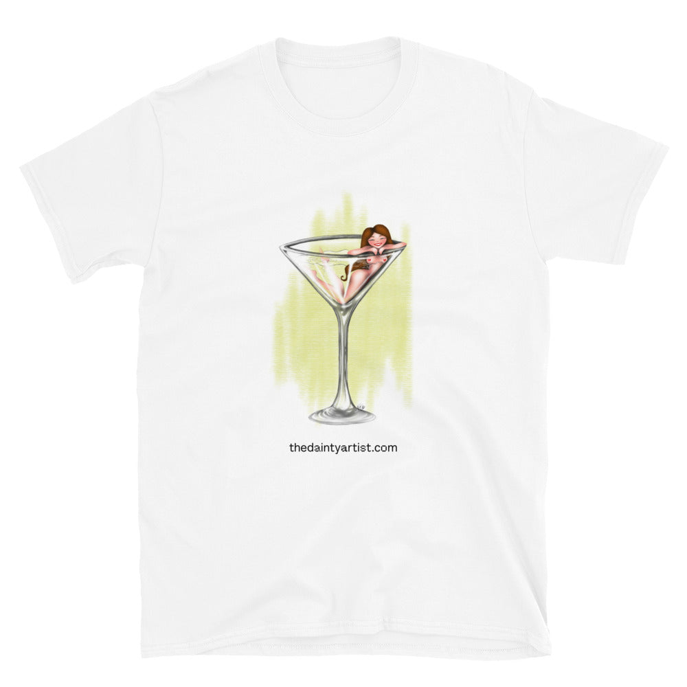 Pin Up Martini Short-Sleeve Unisex T-Shirt