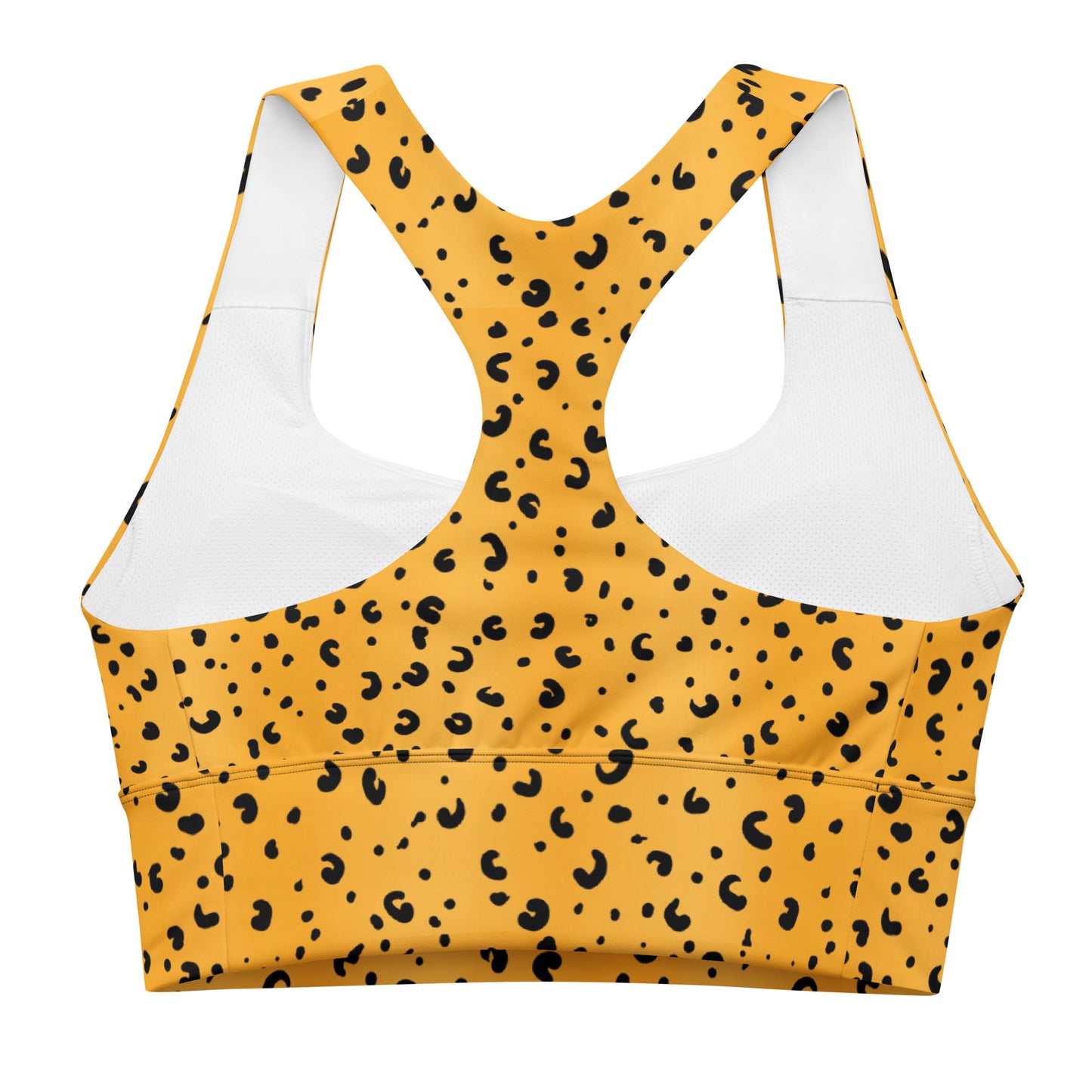 Cheetah Print Longline sports bra