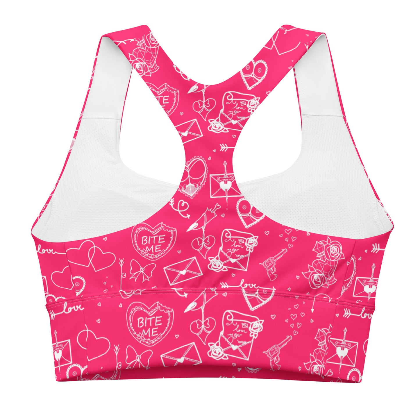 Bite Me Longline sports bra