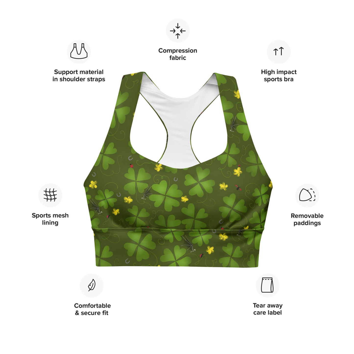 Lucky Clover, Longline sports bra