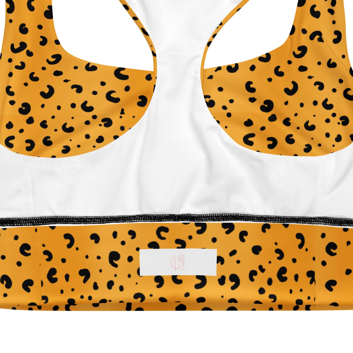 Cheetah Print Longline sports bra