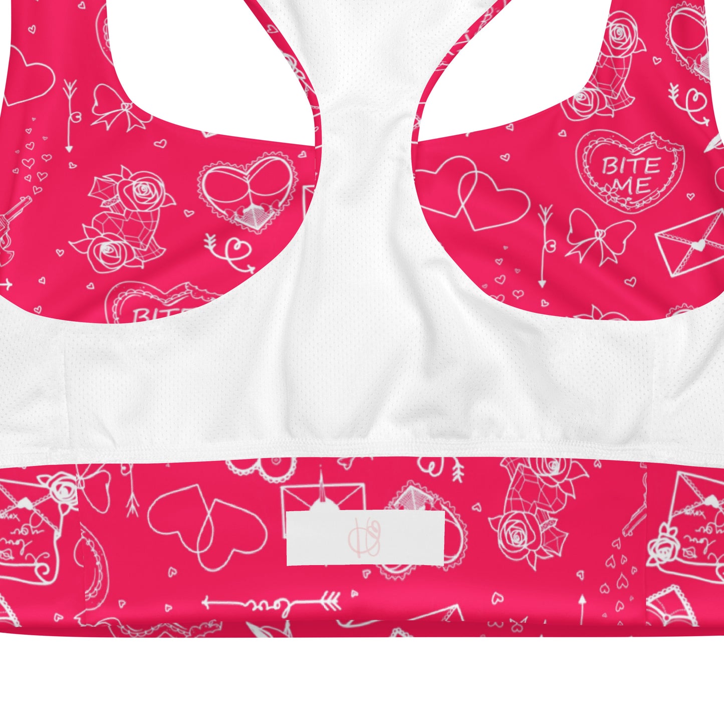 Bite Me Longline sports bra