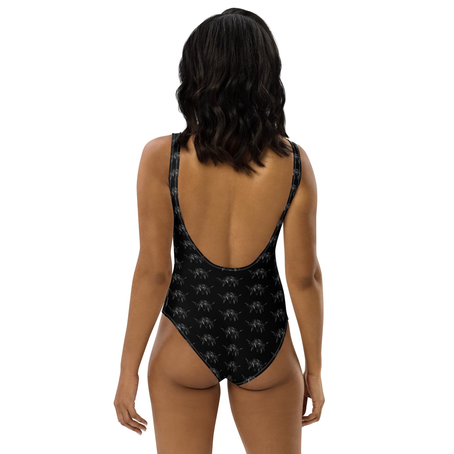 Western Skull One-Piece Swimsuit