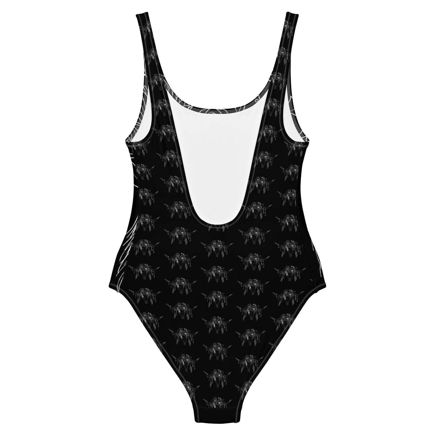 Western Skull One-Piece Swimsuit