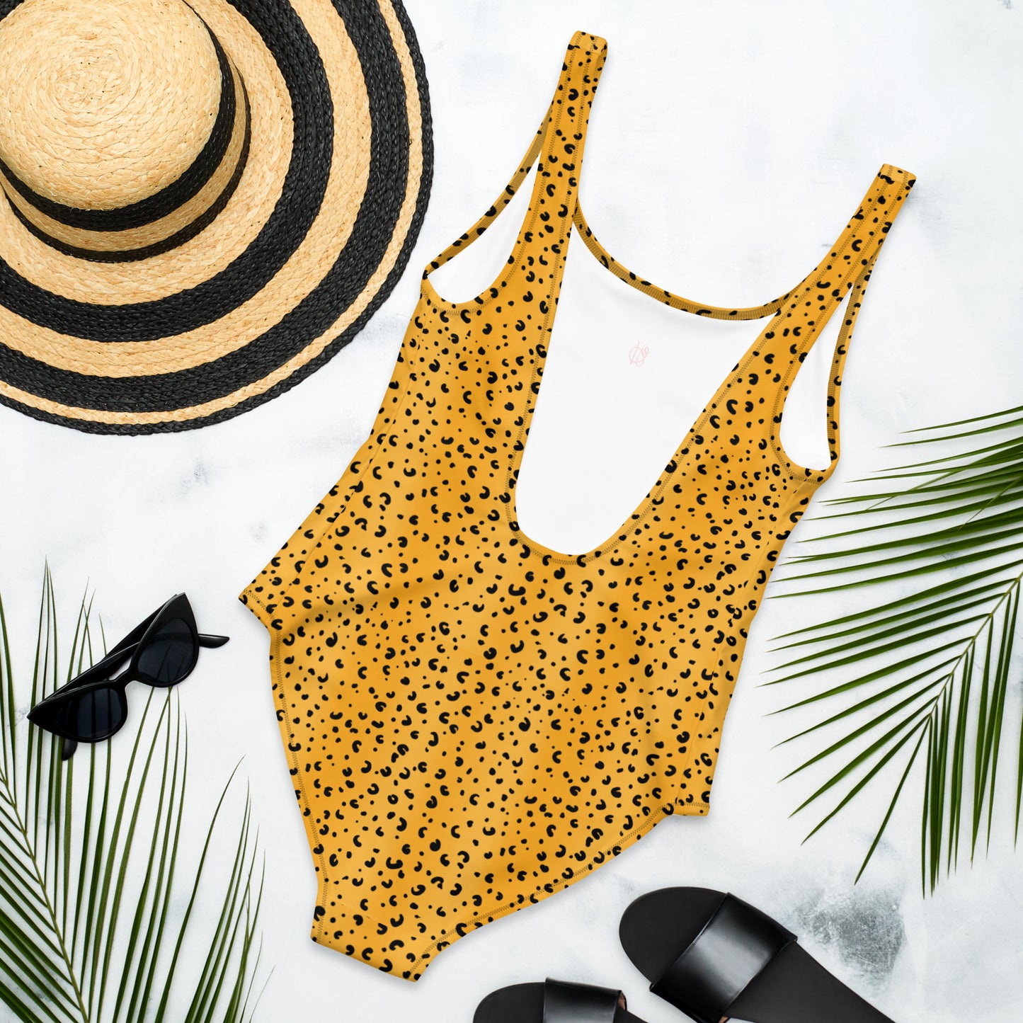 Cheetah Print One-Piece Swimsuit