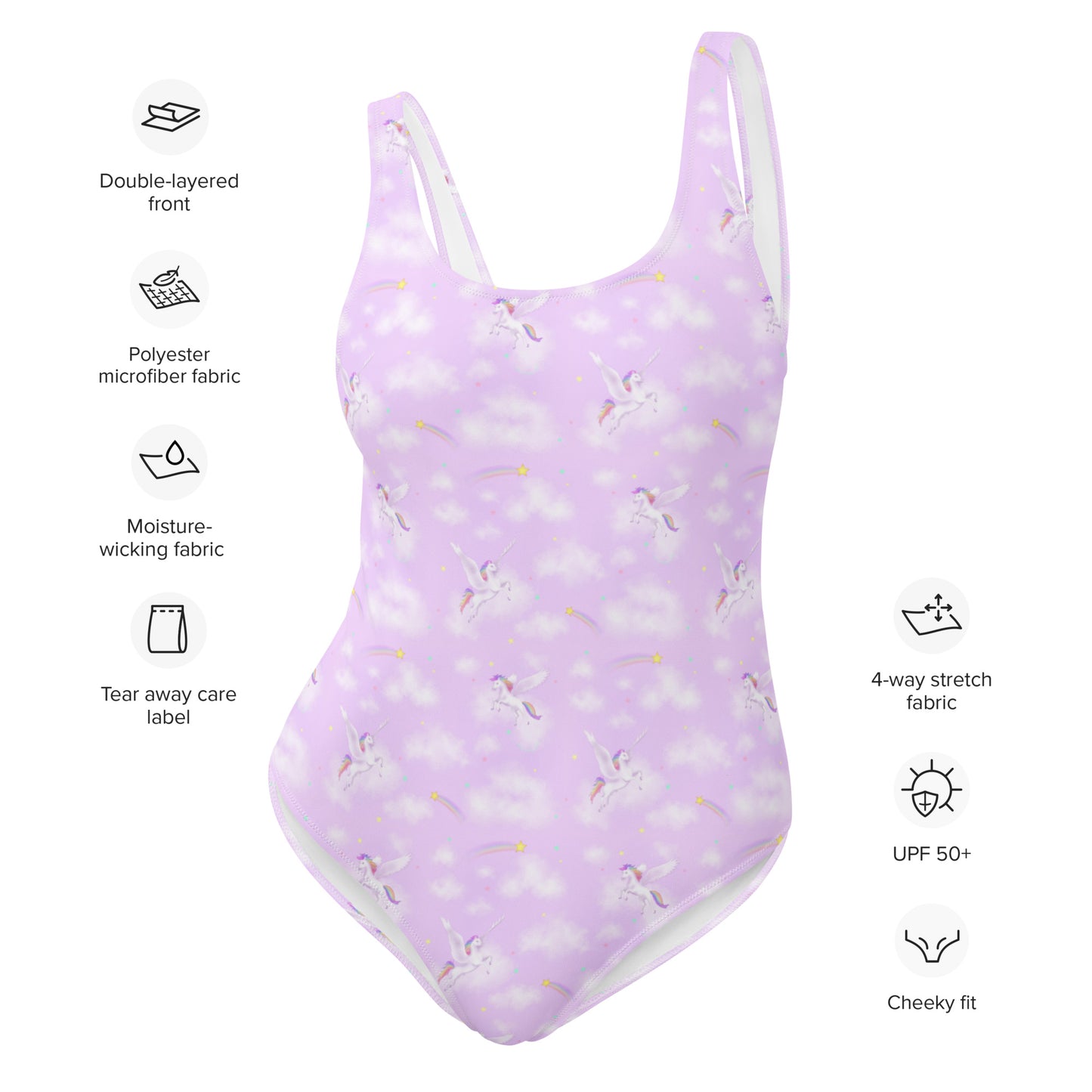 Unicorn Dreams, One-Piece Swimsuit