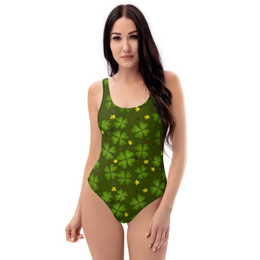 Lucky Clover, One-Piece Swimsuit