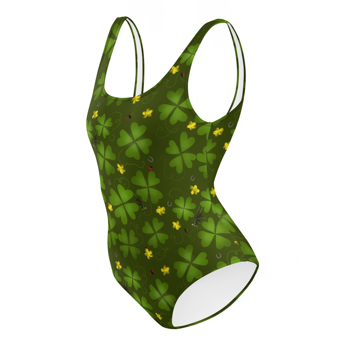 Lucky Clover, One-Piece Swimsuit