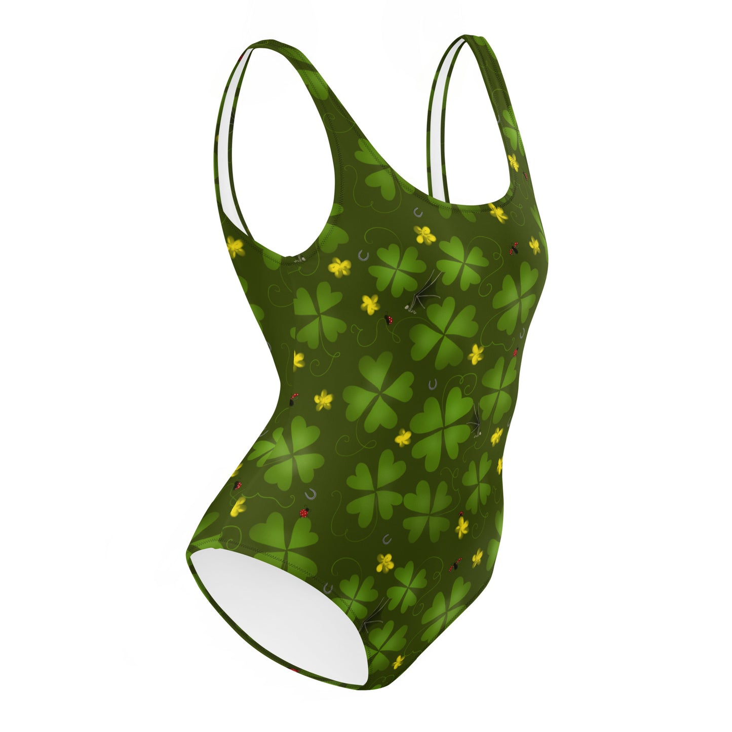 Lucky Clover, One-Piece Swimsuit