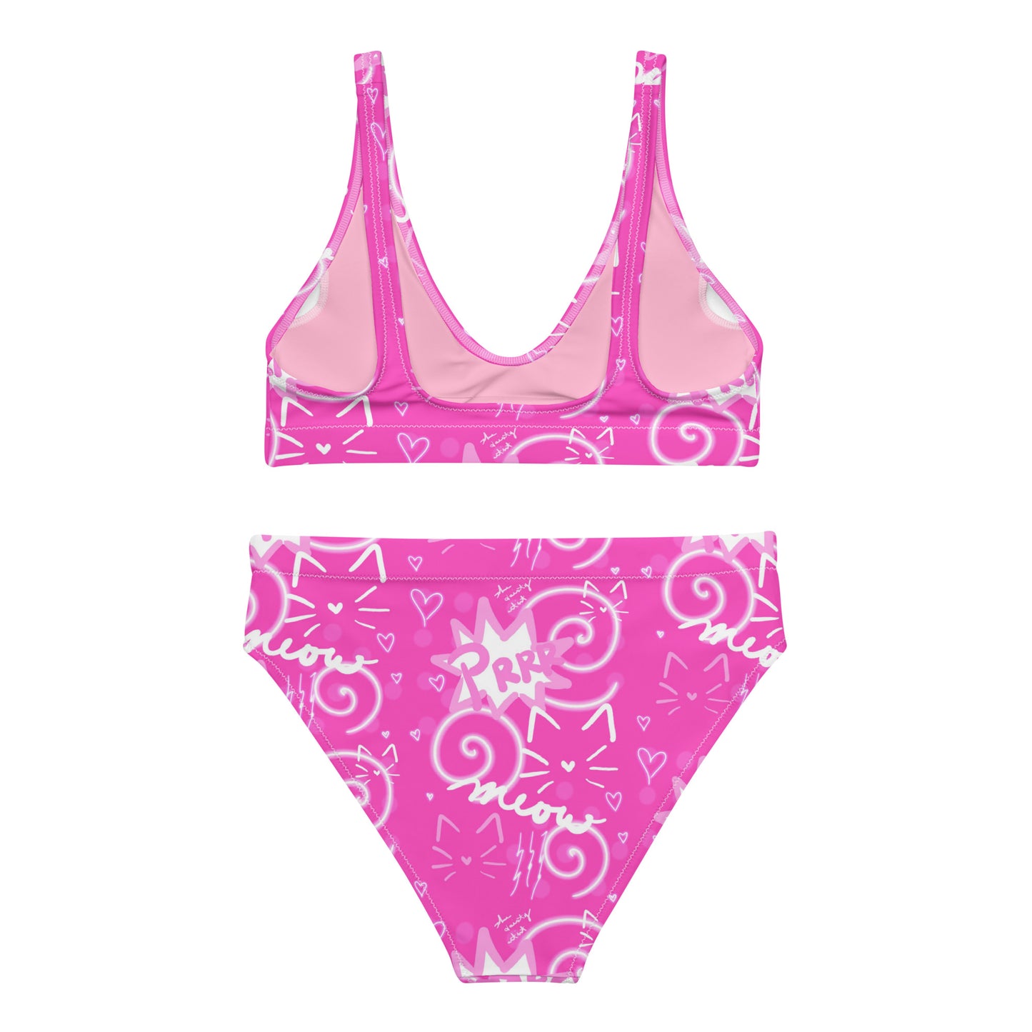 Pink Kitty, Recycled high-waisted bikini