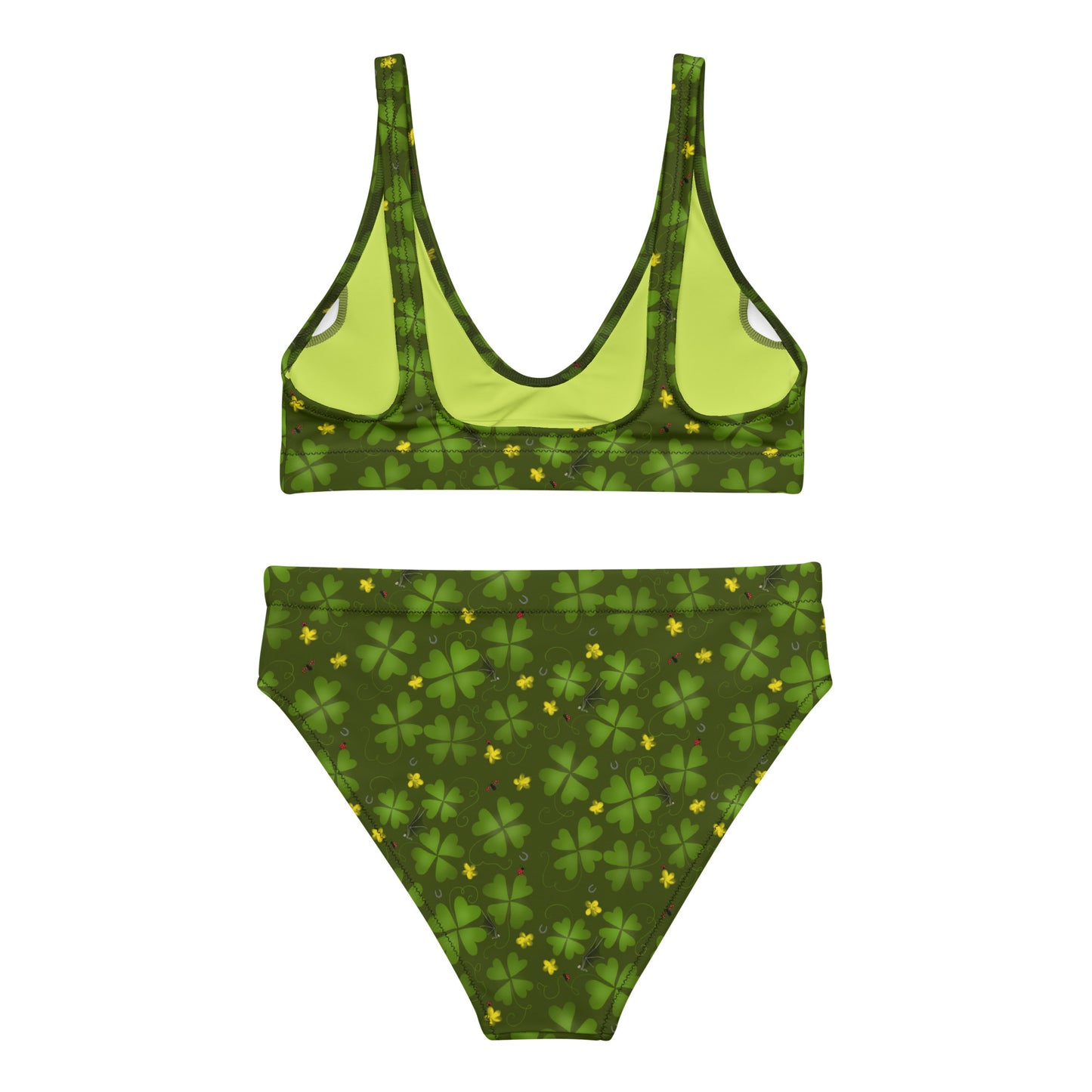 Lucky Clover, Recycled high-waisted bikini