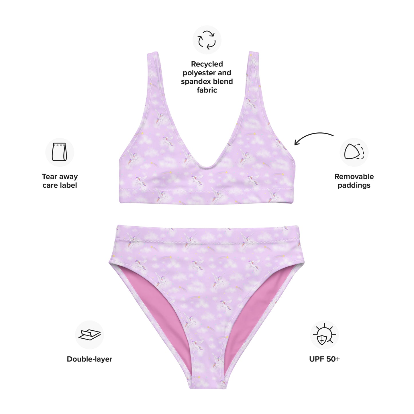 Unicorn Dreams, Recycled high-waisted bikini