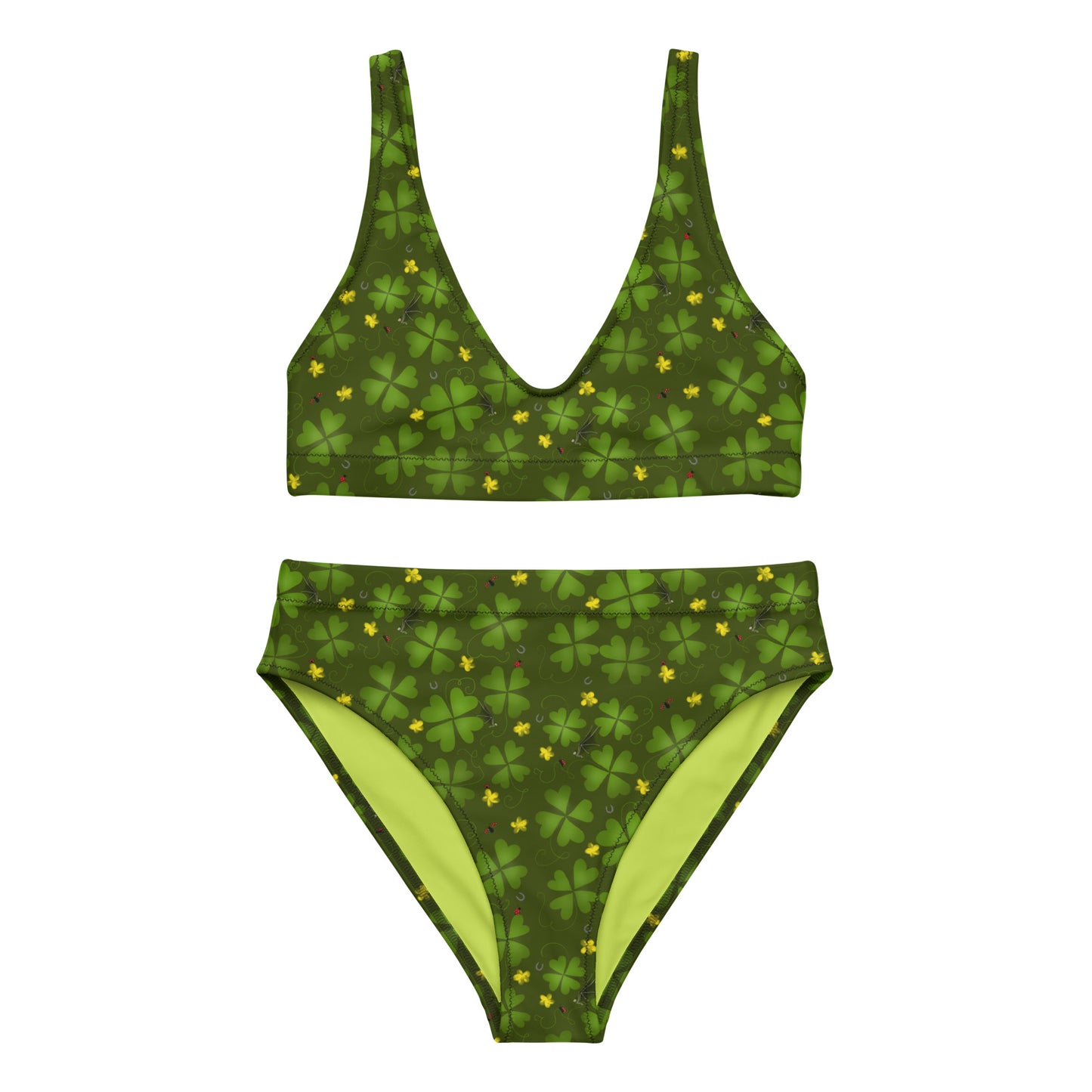 Lucky Clover, Recycled high-waisted bikini