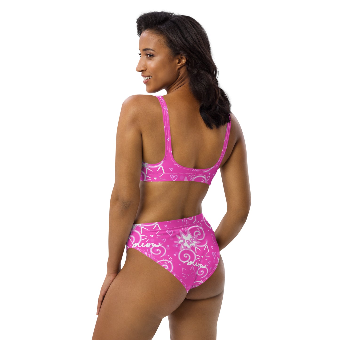 Pink Kitty, Recycled high-waisted bikini