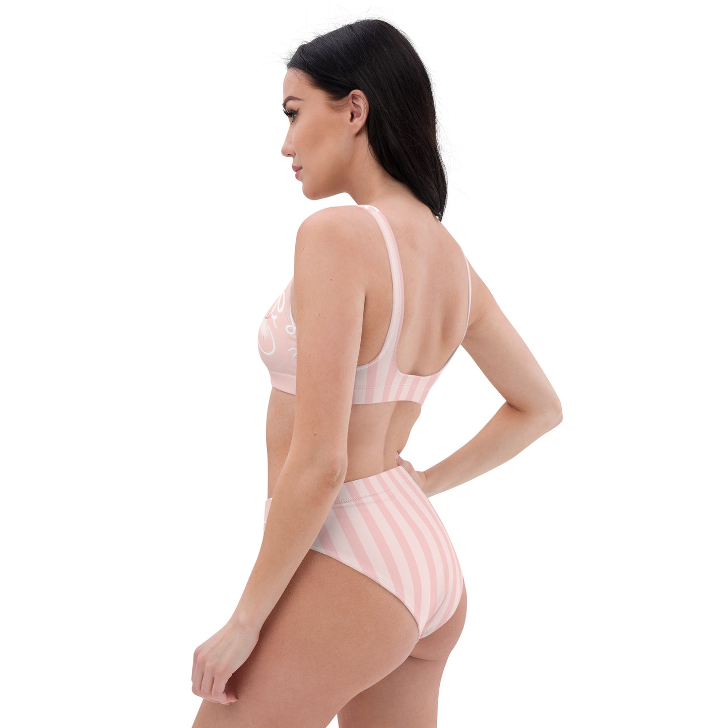 Pink Fairies Recycled high-waisted bikini