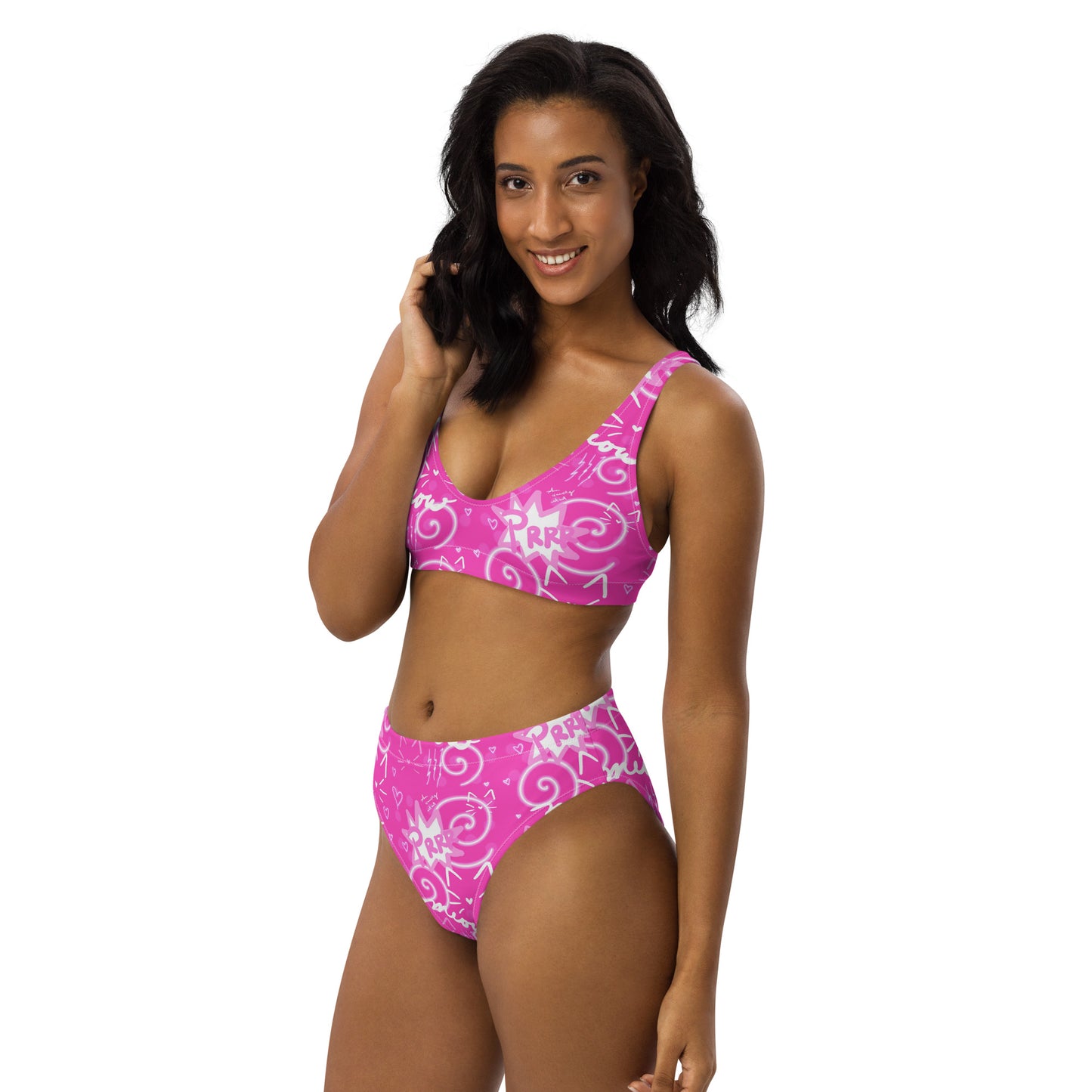 Pink Kitty, Recycled high-waisted bikini