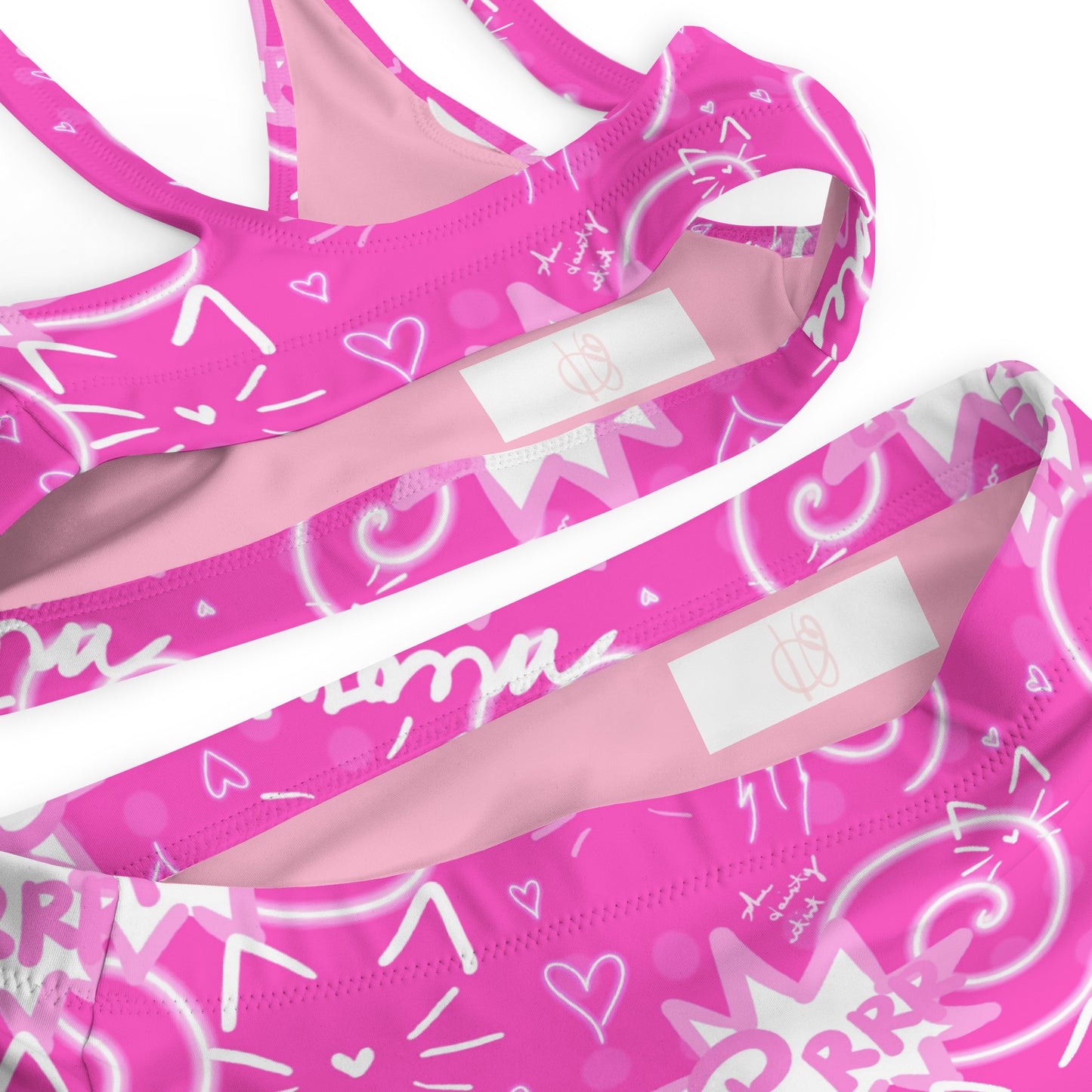 Pink Kitty, Recycled high-waisted bikini