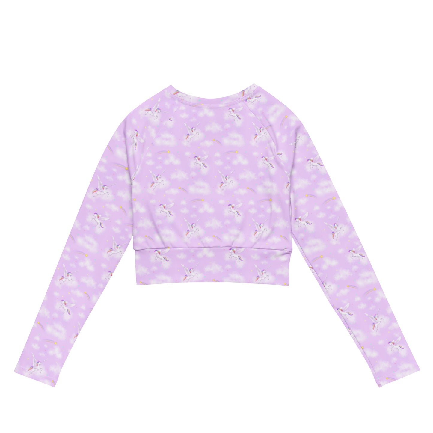 Unicorn Dream, Recycled long-sleeve crop top