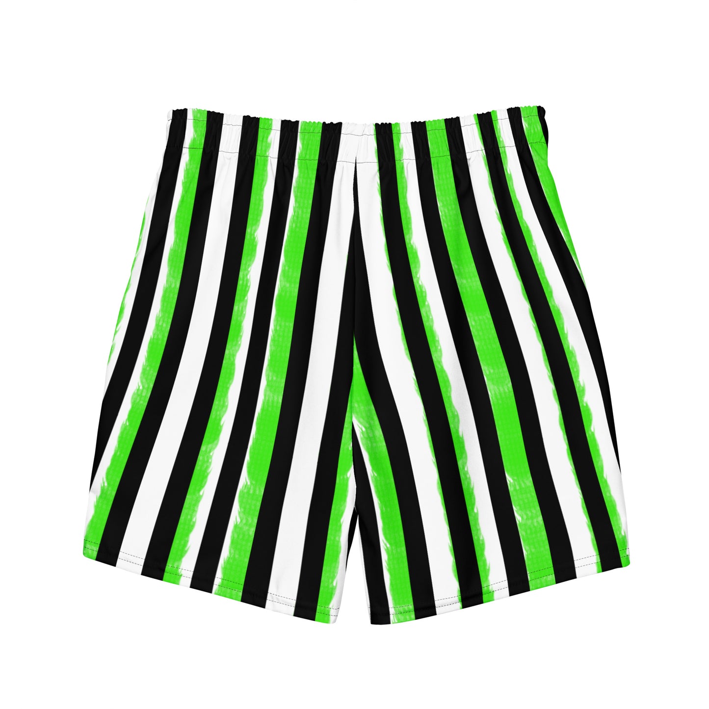 Stride Black and Green Men's swim trunks