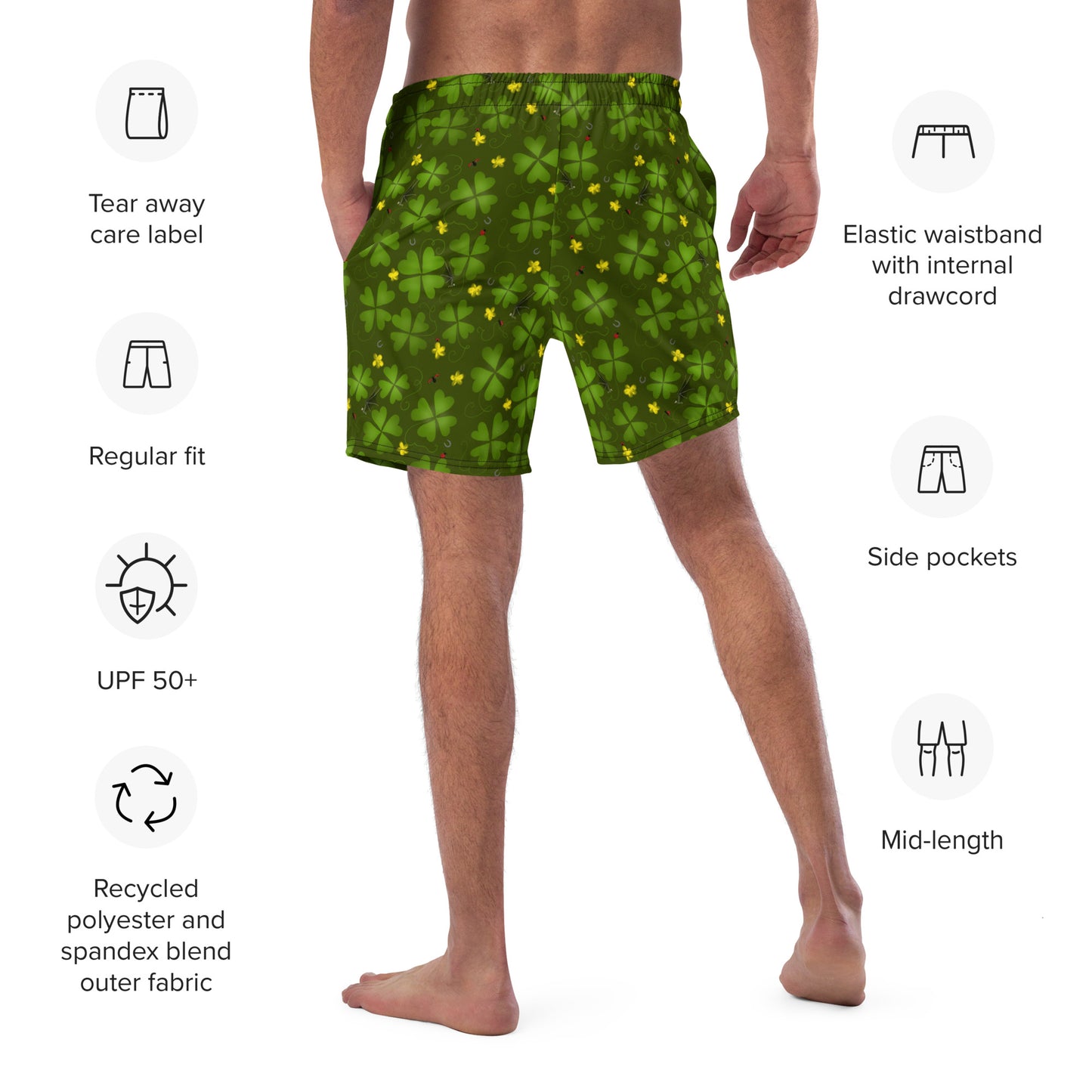 Lucky Clover, Men's swim trunks