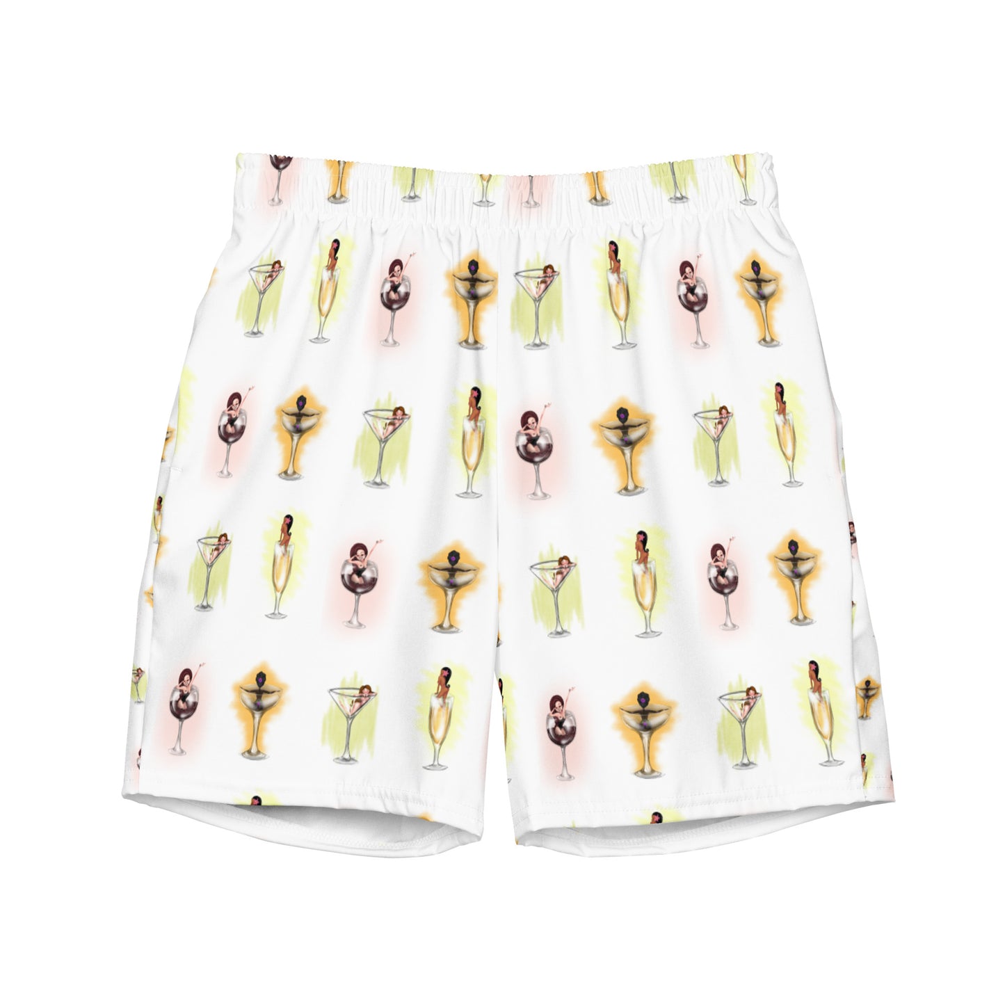 Pin Up Drink Up, Men's swim trunks