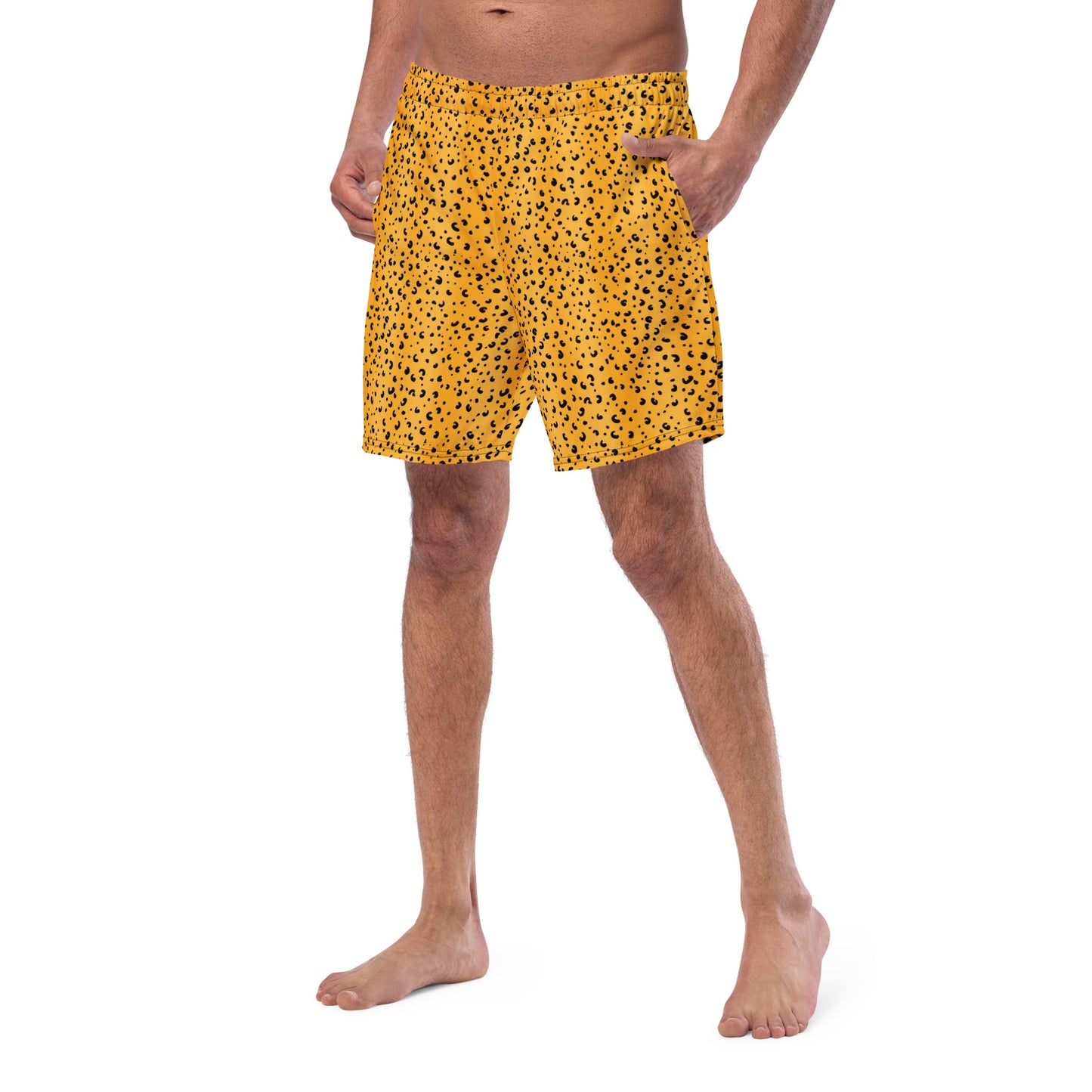 Cheetah Print Men's swim trunks