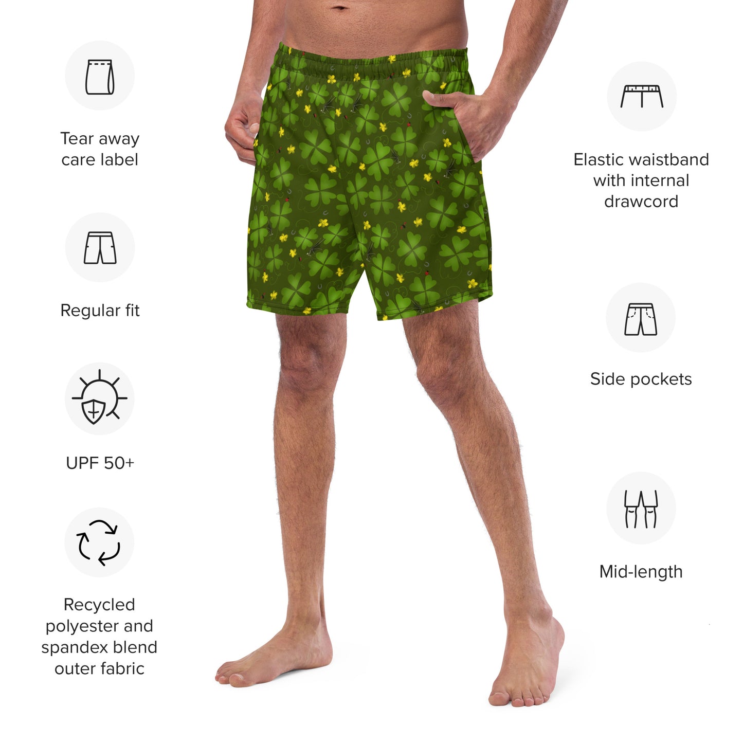 Lucky Clover, Men's swim trunks