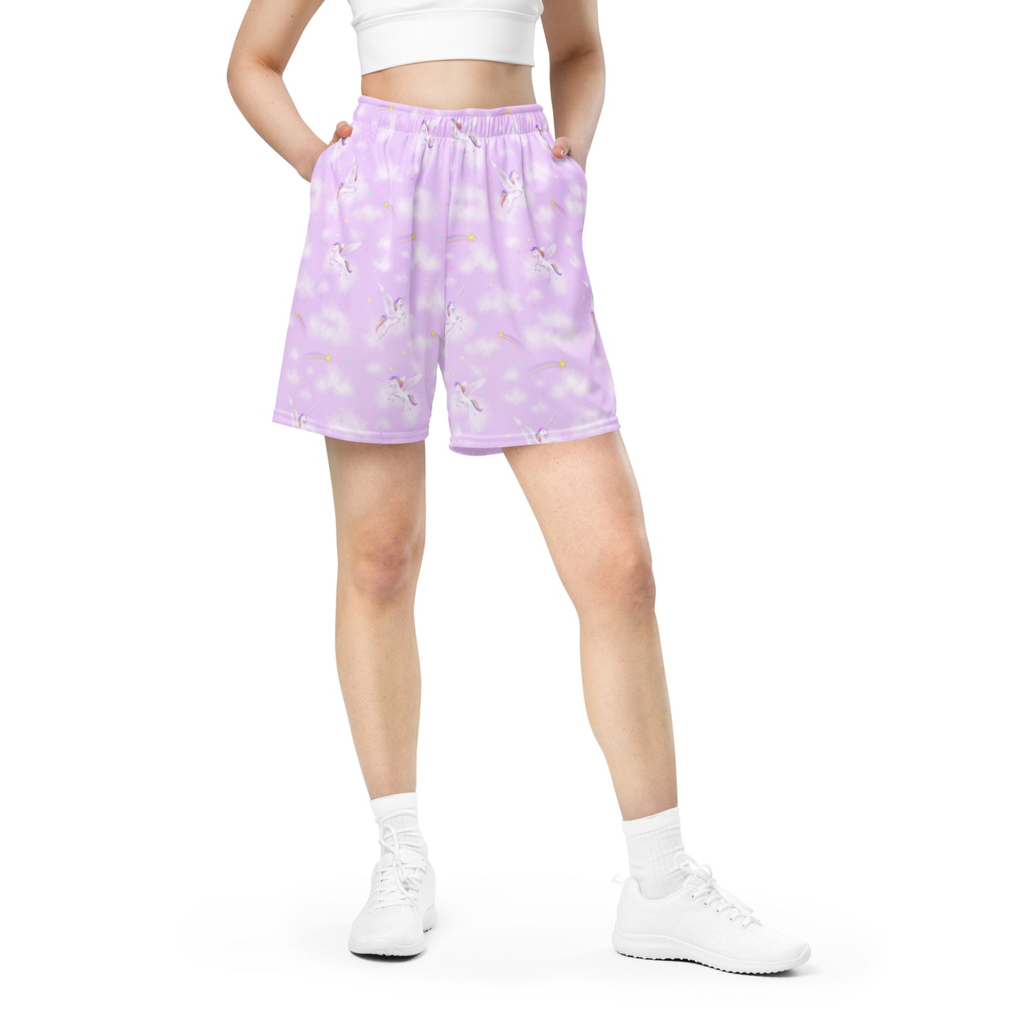 Unicorn Dreams, Unisex mesh shorts