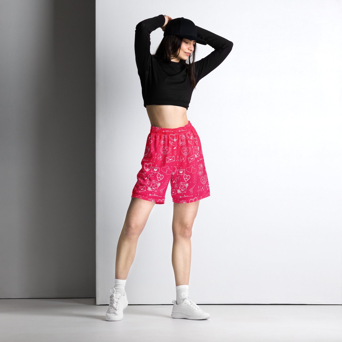 Bite Me Unisex mesh shorts