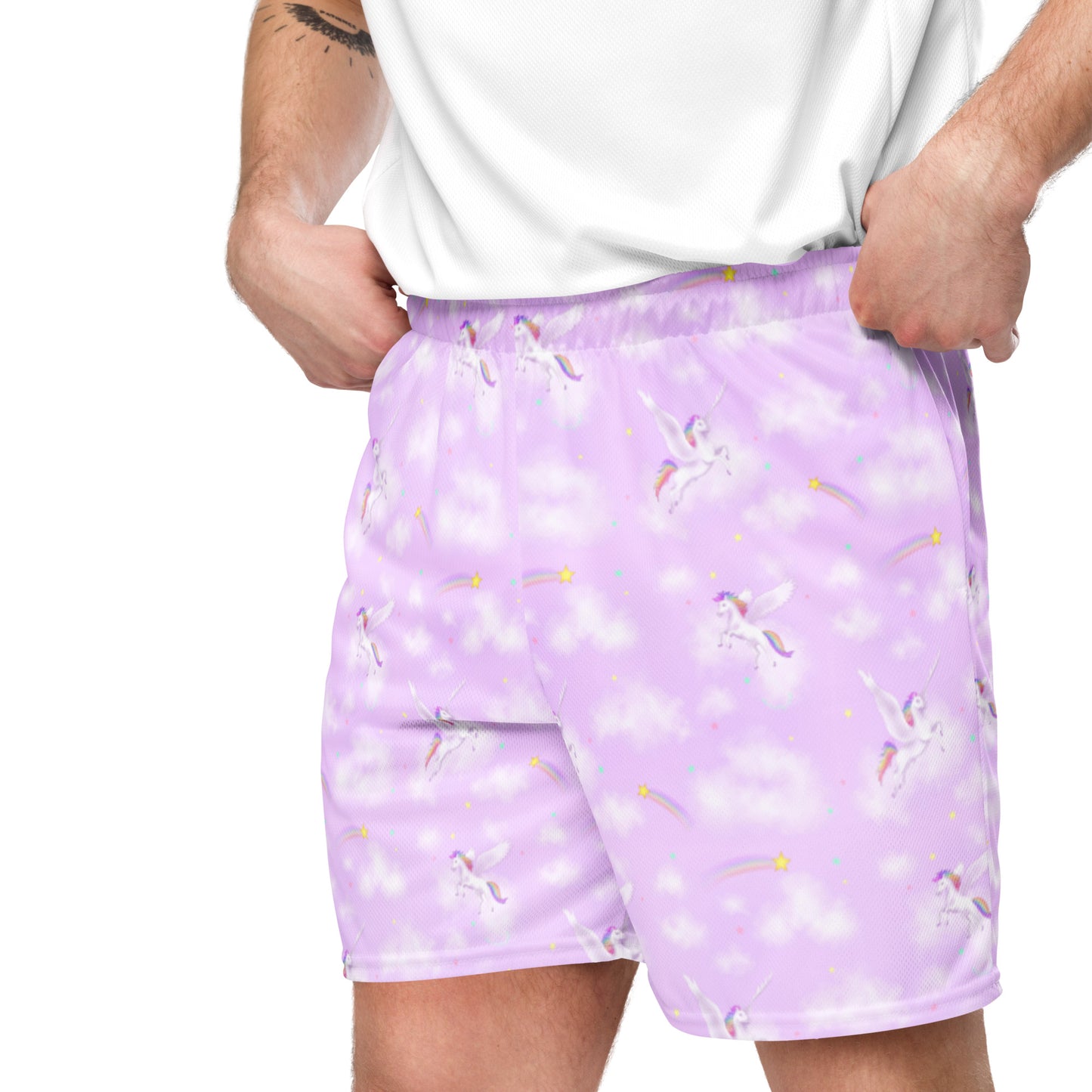 Unicorn Dreams, Unisex mesh shorts