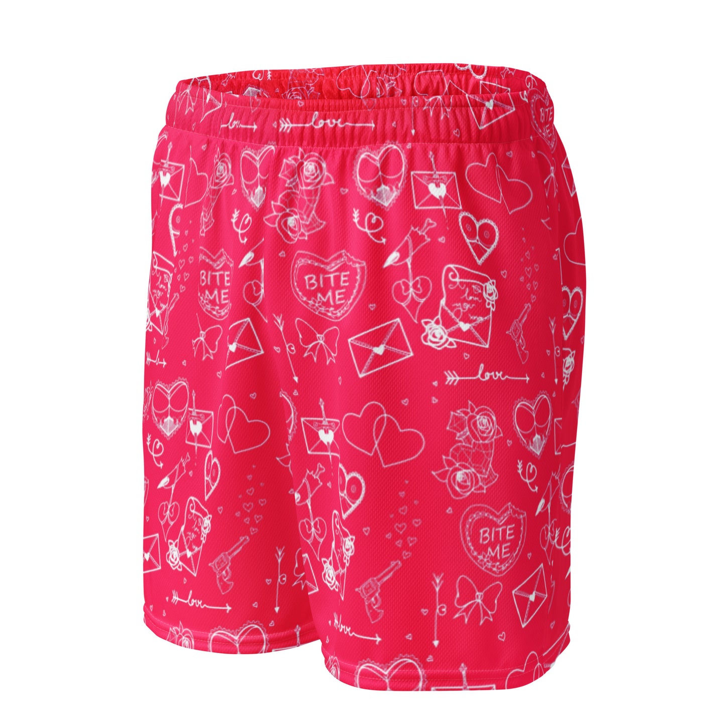 Bite Me Unisex mesh shorts