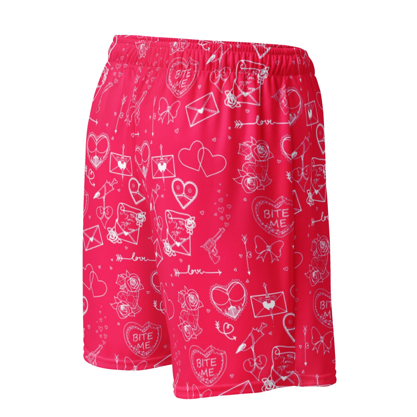 Bite Me Unisex mesh shorts