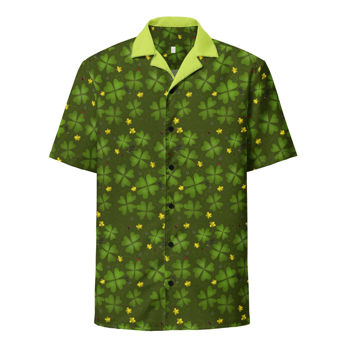 Lucky Clover, Unisex button shirt