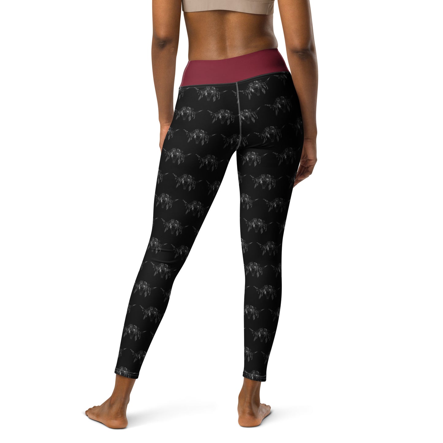 Western Skull Yoga Leggings