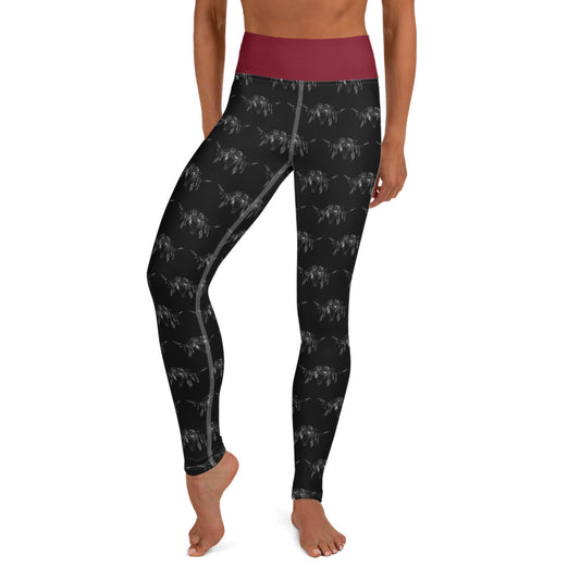 Western Skull Yoga Leggings