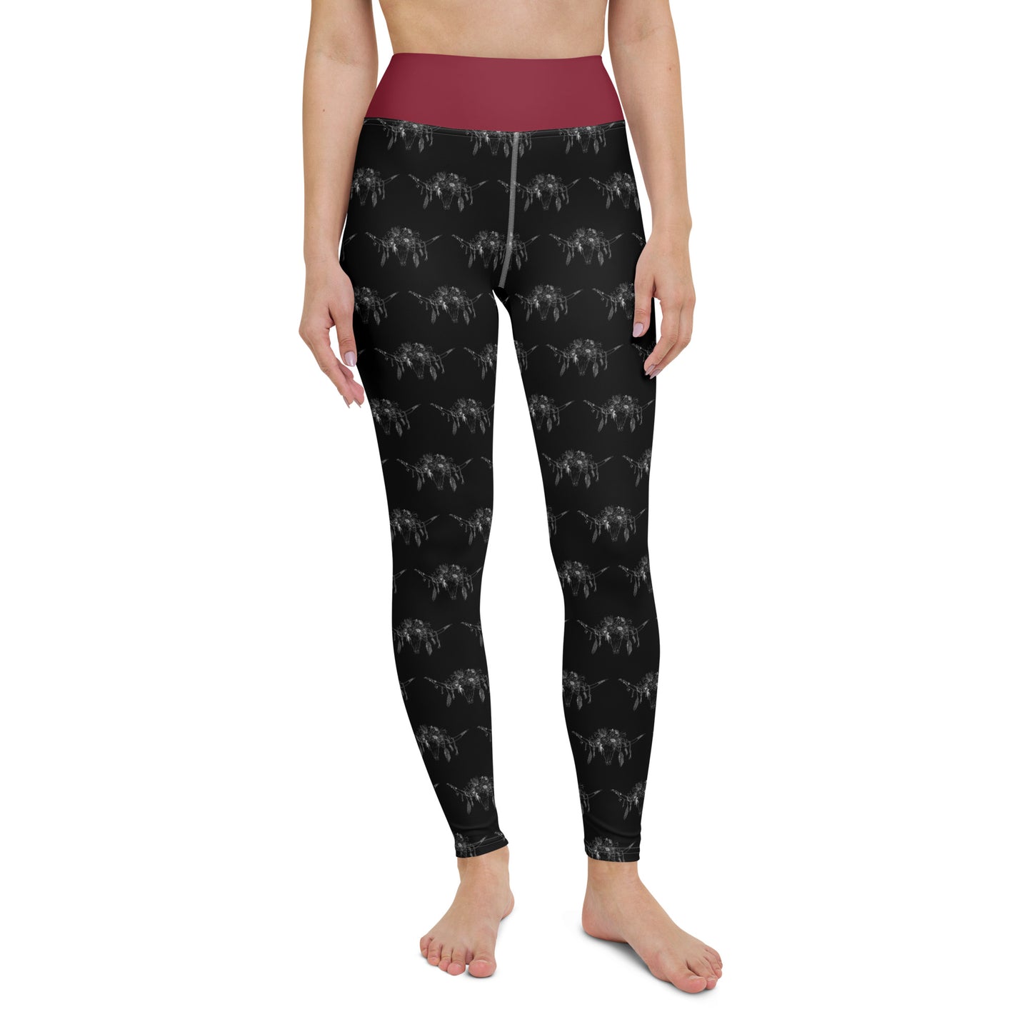 Western Skull Yoga Leggings