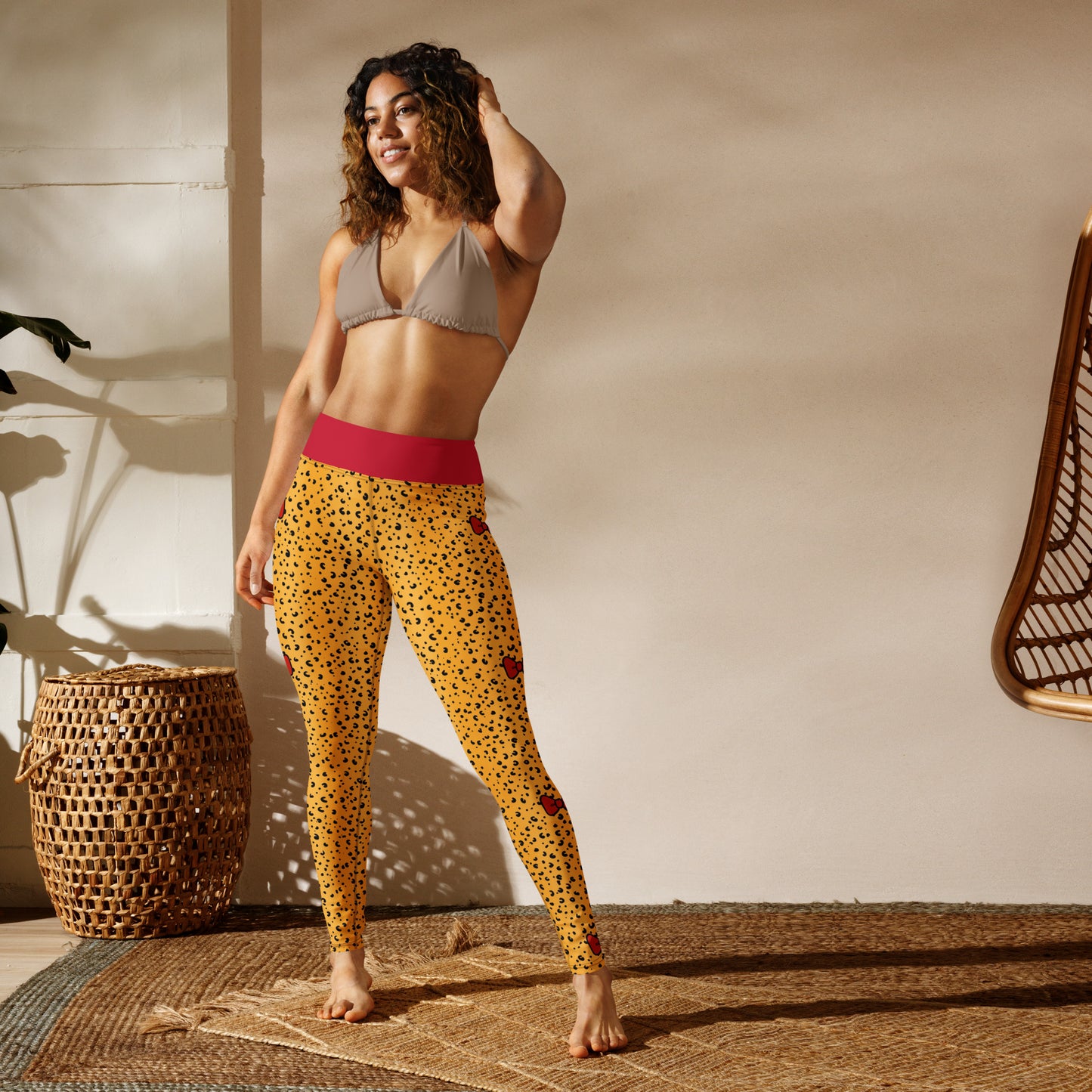 Cheetah Print Yoga Leggings