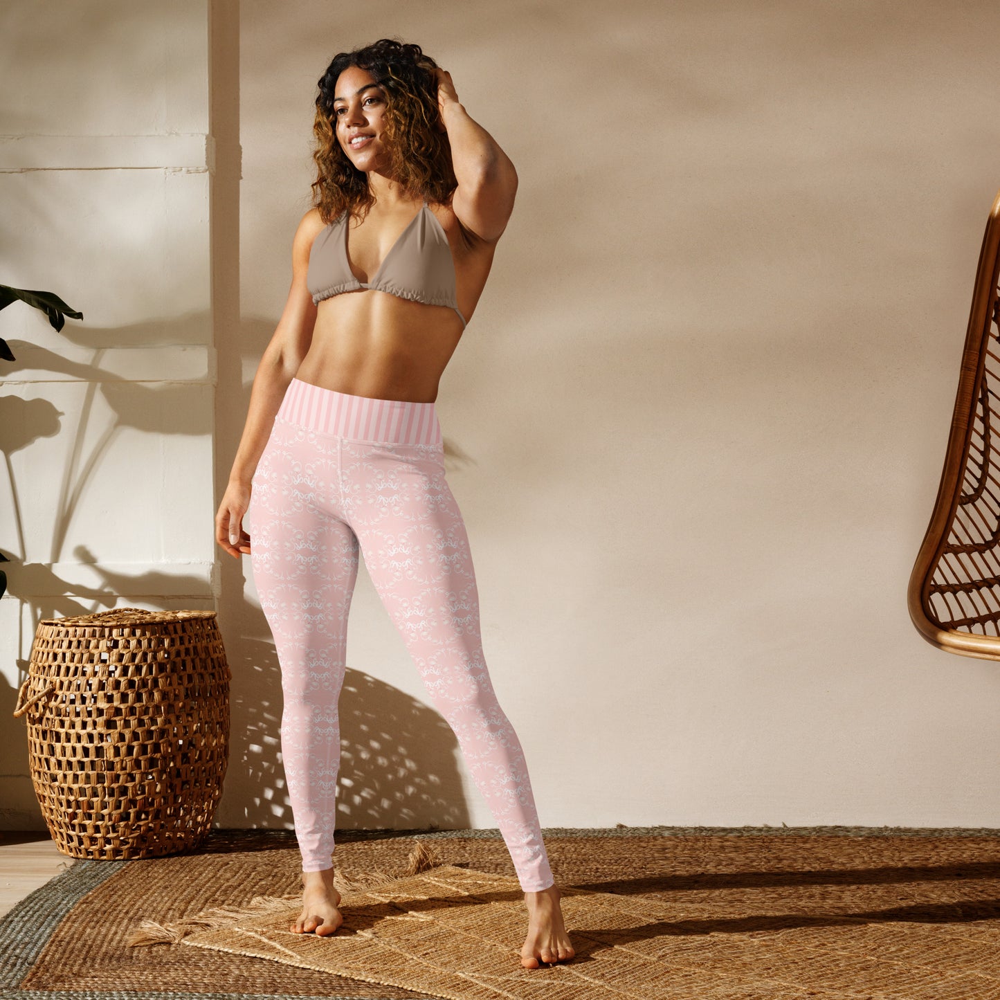 Pink Fairies Yoga Leggings