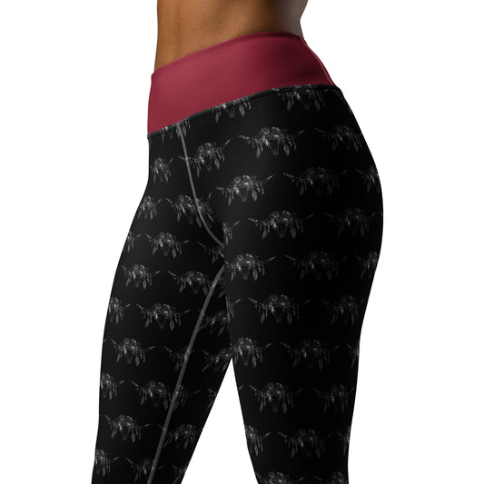 Western Skull Yoga Leggings