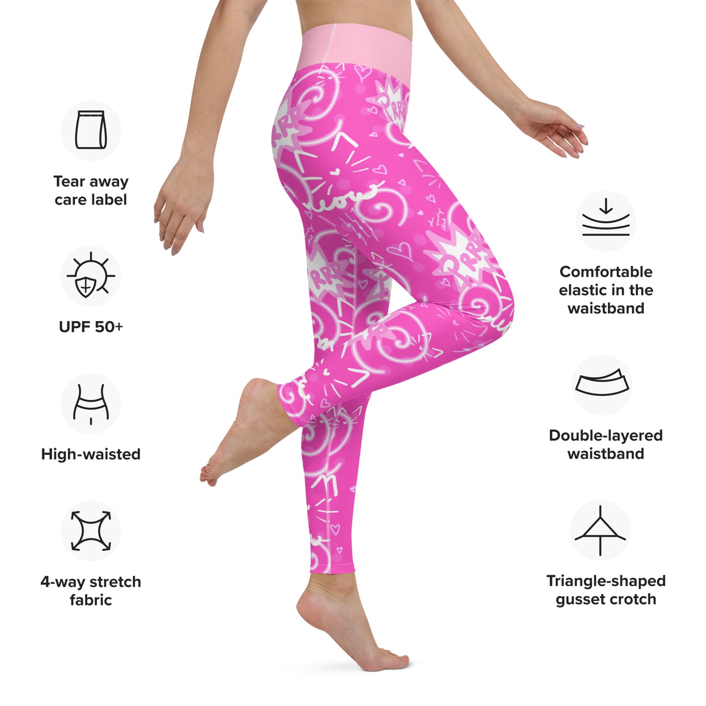 Pink Kitty Leggings