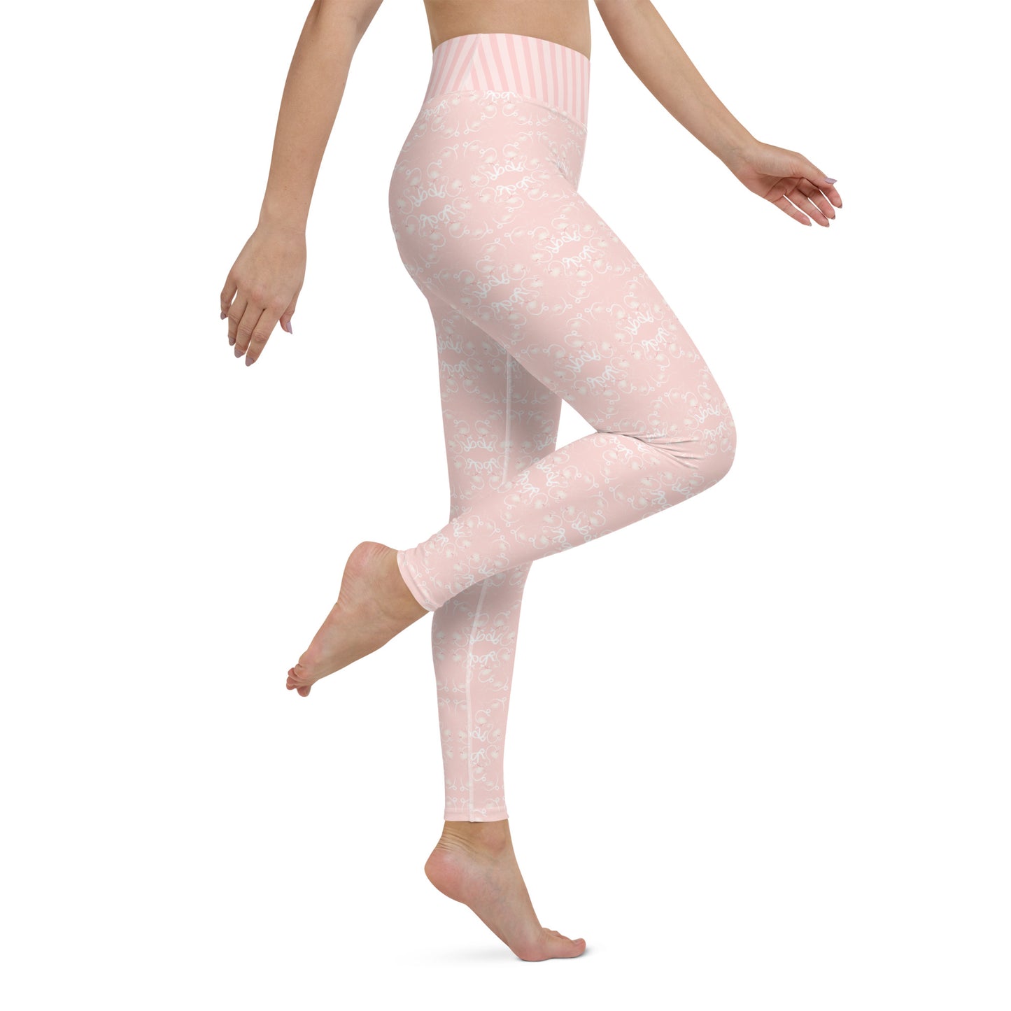 Pink Fairies Yoga Leggings