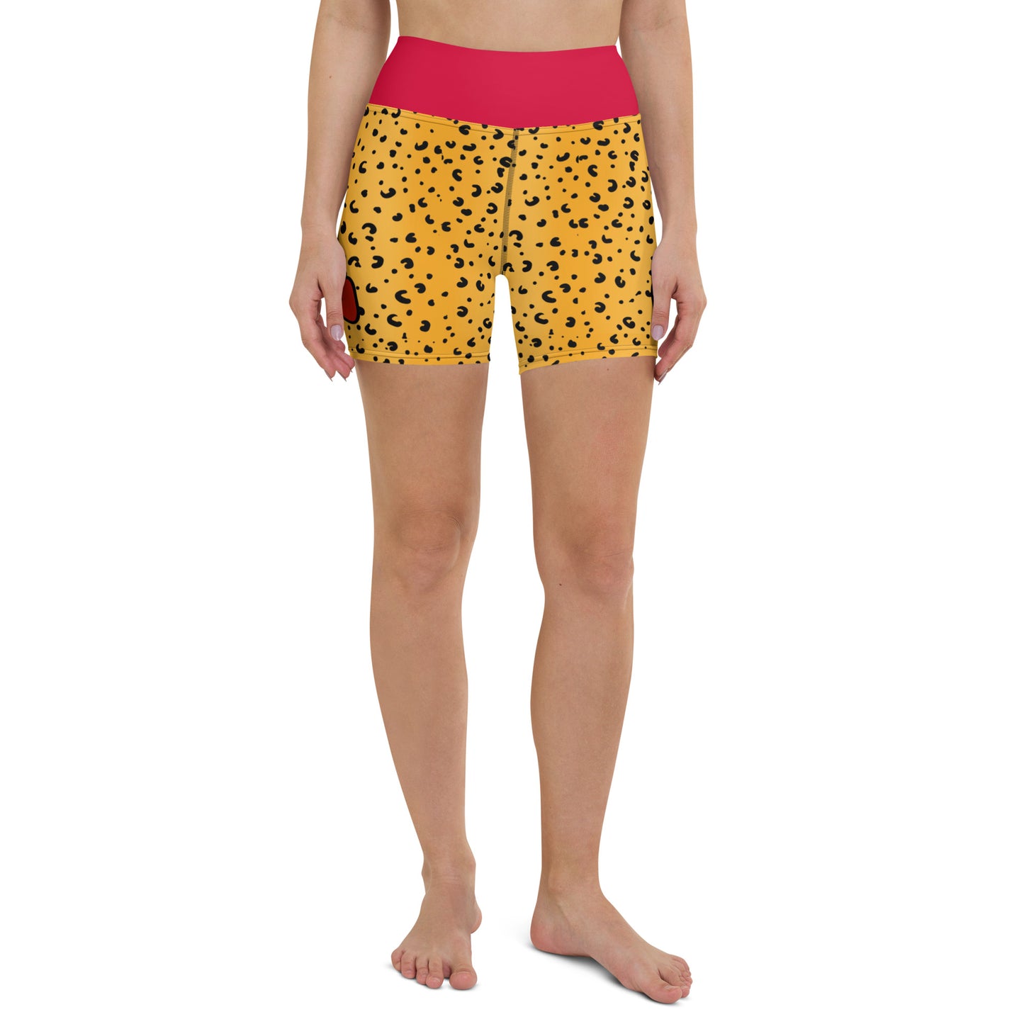 Cheetah Print Yoga Shorts