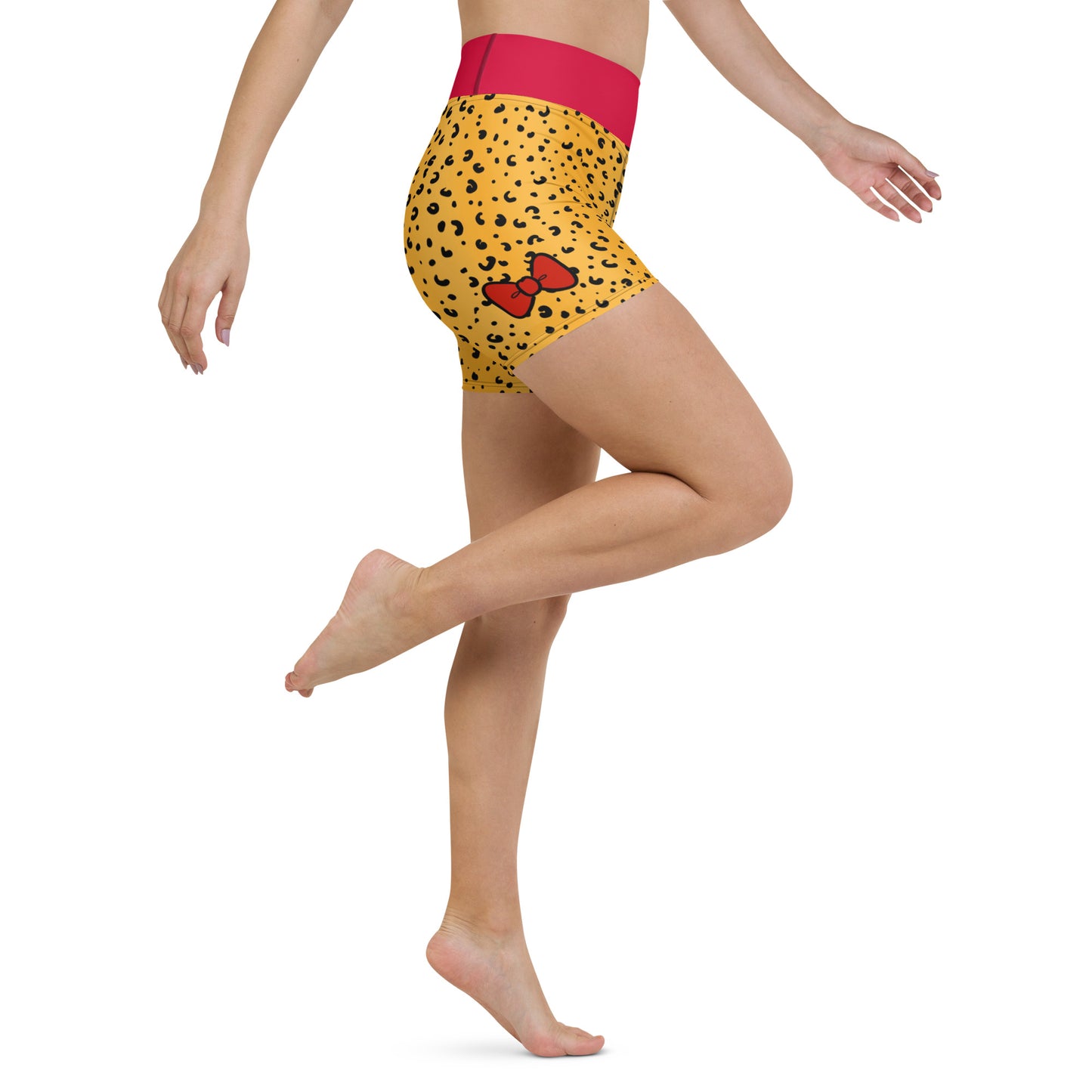 Cheetah Print Yoga Shorts