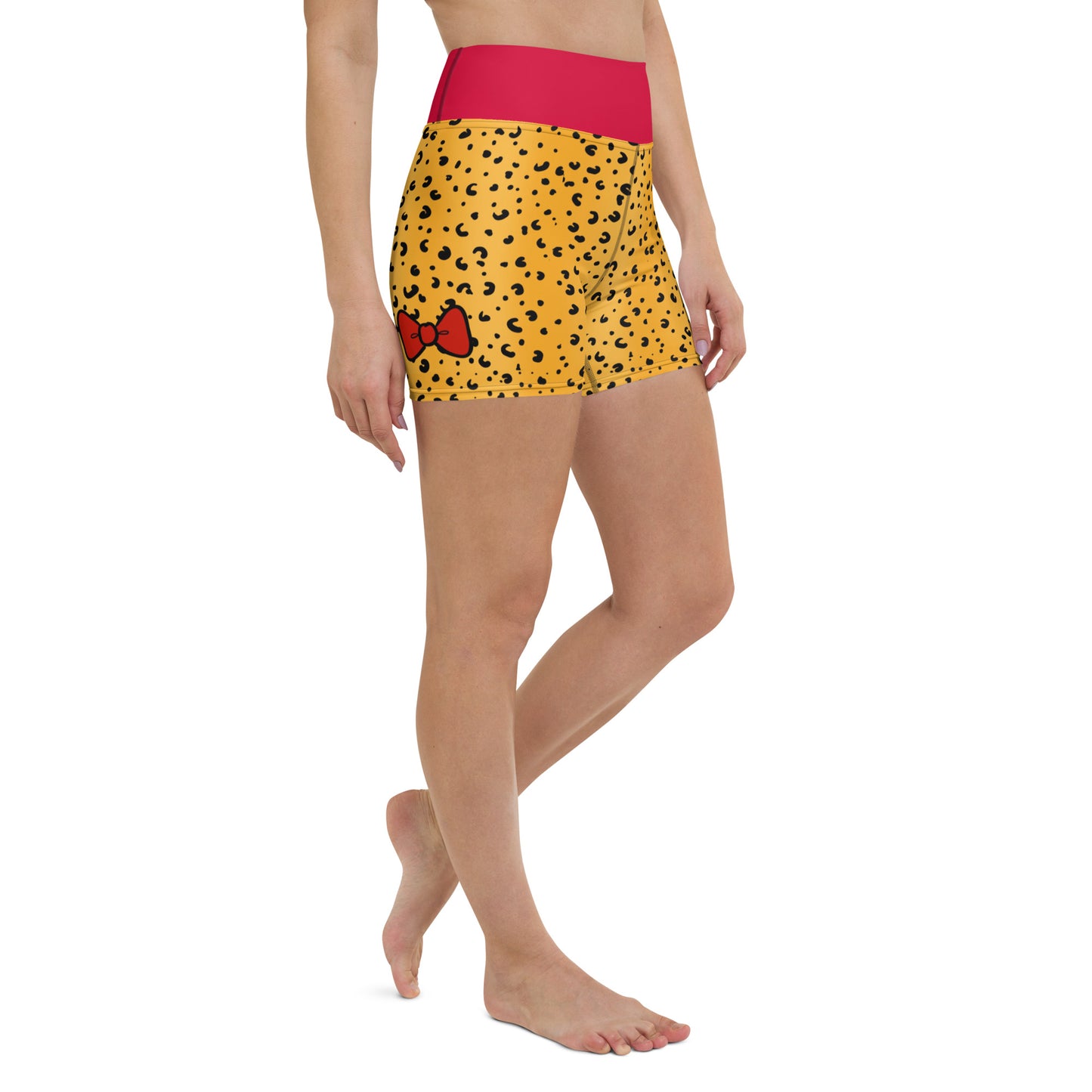 Cheetah Print Yoga Shorts