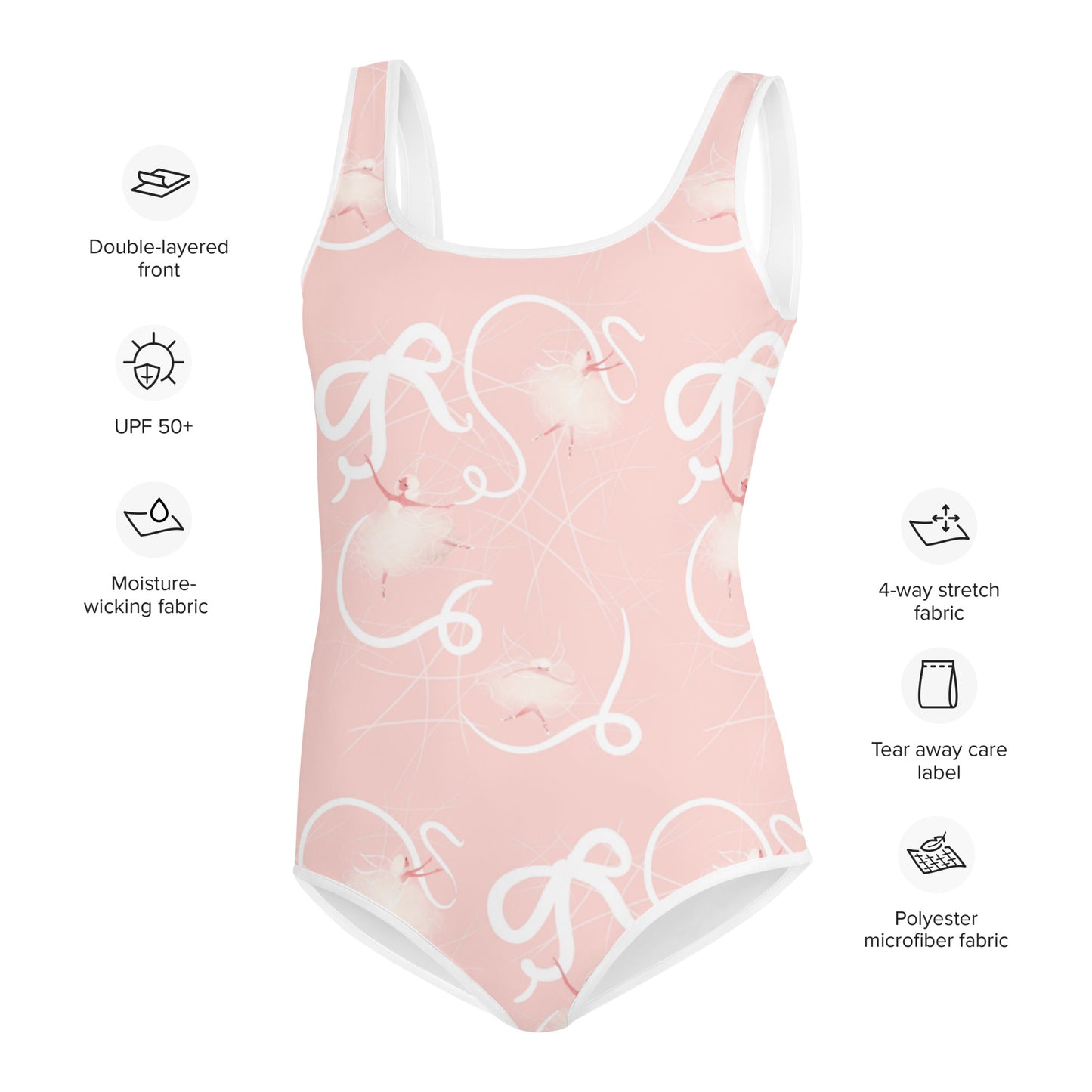 Pink Fairies All-Over Print Youth Swimsuit