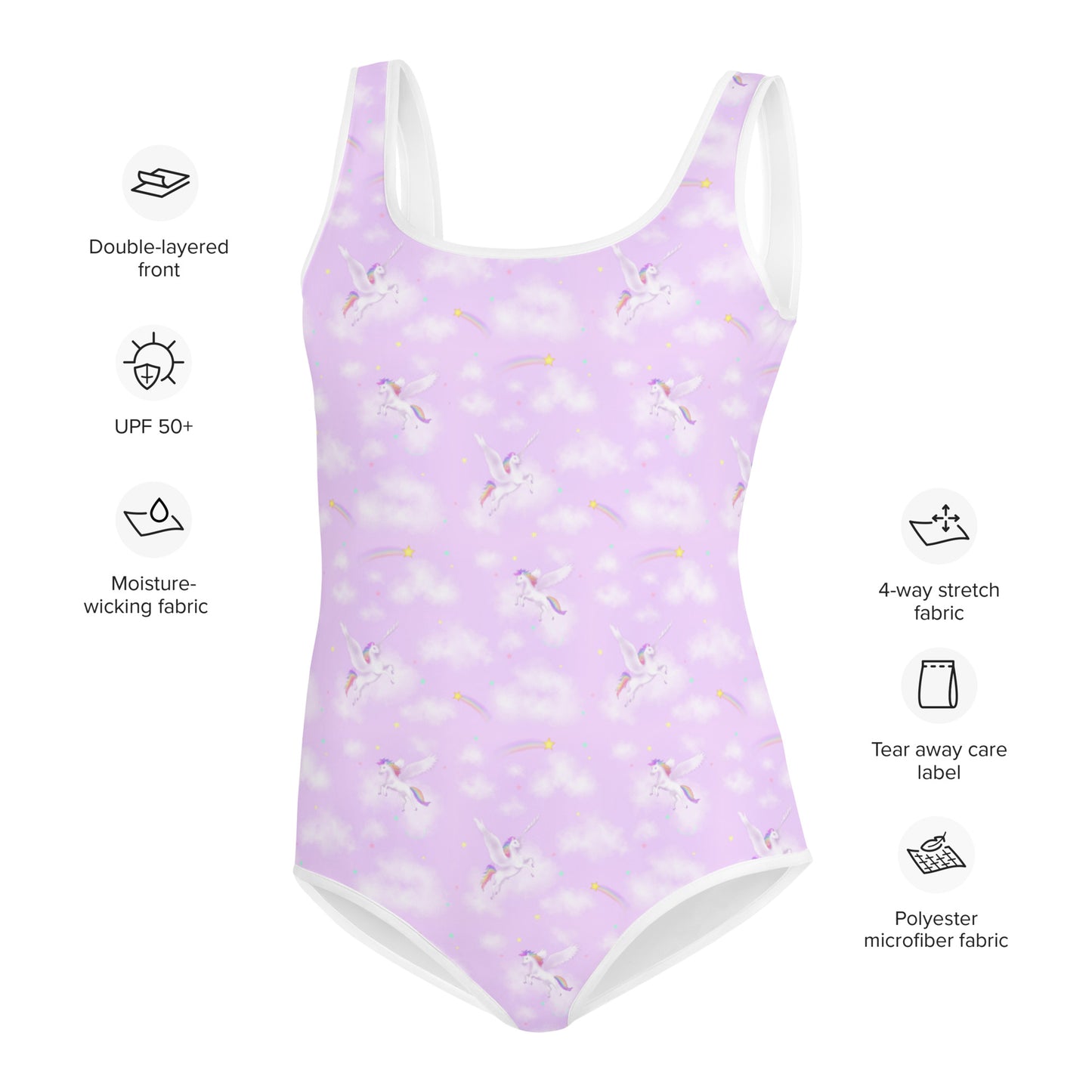 Unicorn Dreams, All-Over Print Youth Swimsuit